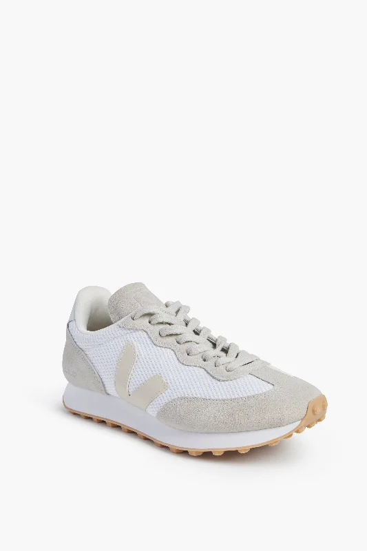 Women's Sneakers with Heel - Stabilizing Technology for Better Balance During RunningWhite Pierre Natural Rio Branco Sneakers