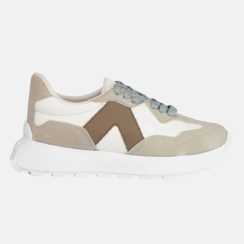 Lace - Up Women's Athletic Sneakers with Shock - Absorbing Midsoles for Intense WorkoutsWomen's Addy Sneaker In Brown Lace - Up Women's Athletic Sneakers with Shock - Absorbing Midsoles for Intense WorkoutsWomen's Addy Sneaker In Brown