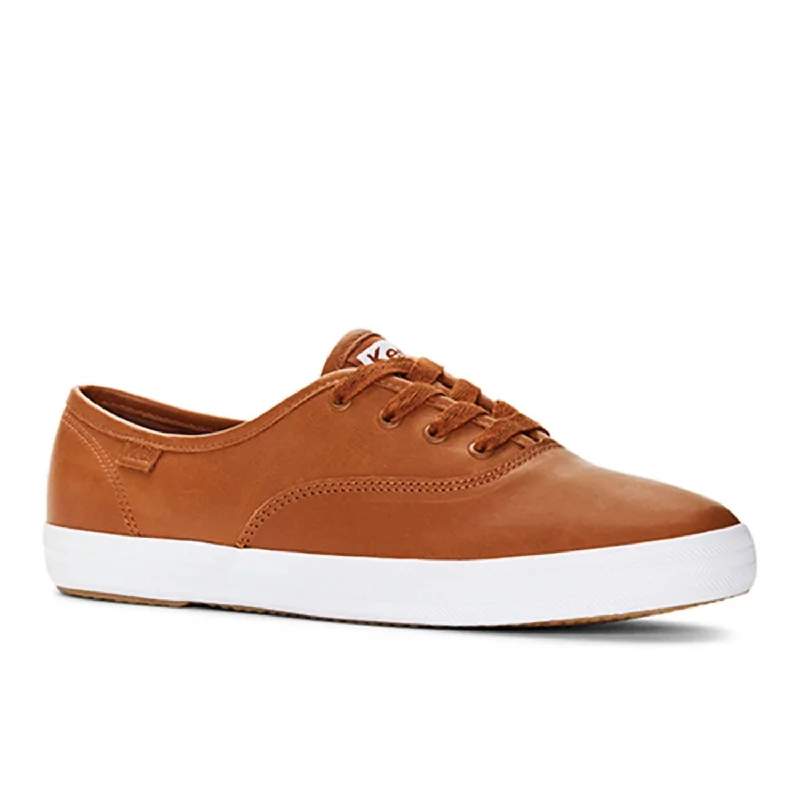 Women's Sneakers with Memory Foam Insoles for Exceptional Cushioning and ComfortWomen's Champion Premium Leather Sneaker In Cognac
