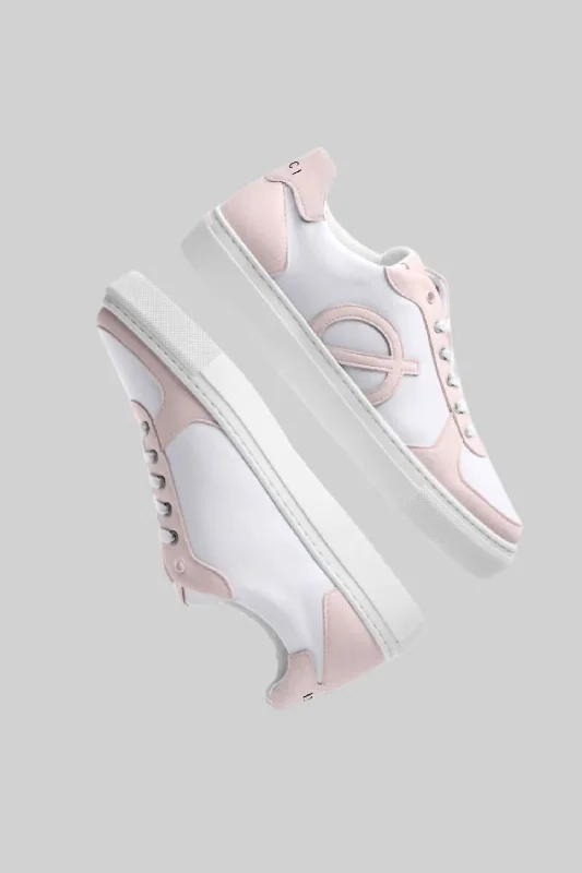 Sparkly Rhinestone - Embellished Women's Sneakers for a Glamorous and Eye - Catching LookWomen's Classic Sneakers In White/pink Sparkly Rhinestone - Embellished Women's Sneakers for a Glamorous and Eye - Catching LookWomen's Classic Sneakers In White/pink