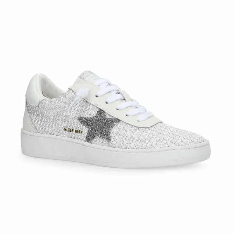 Sparkly Rhinestone - Embellished Women's Sneakers for a Glamorous and Eye - Catching LookWomen's Denisse Sneakers In White Crochet Sparkly Rhinestone - Embellished Women's Sneakers for a Glamorous and Eye - Catching LookWomen's Denisse Sneakers In White Crochet