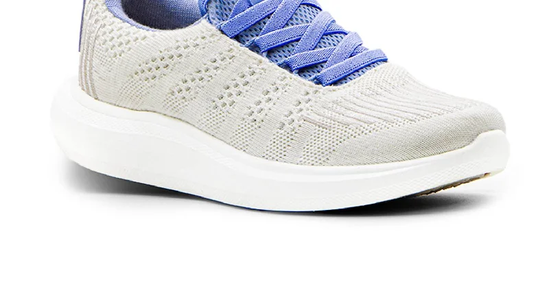 Women's Sneakers with Heel - Stabilizing Technology for Better Balance During RunningWomen's Eden Sneaker In Ice Lavender Merino Wool