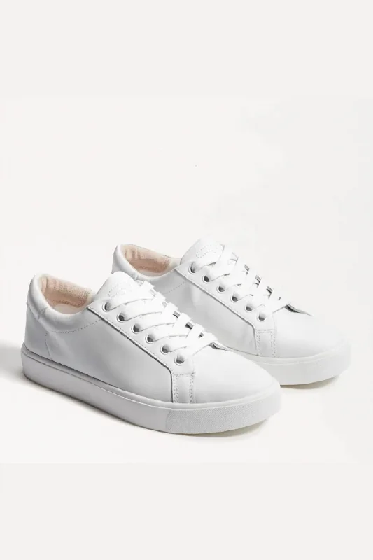 Low - Top Women's Tennis Sneakers in Bright Neon for a Pop of Color on the CourtWomen's Ethyl Lace Up Sneaker In White Leather Low - Top Women's Tennis Sneakers in Bright Neon for a Pop of Color on the CourtWomen's Ethyl Lace Up Sneaker In White Leather