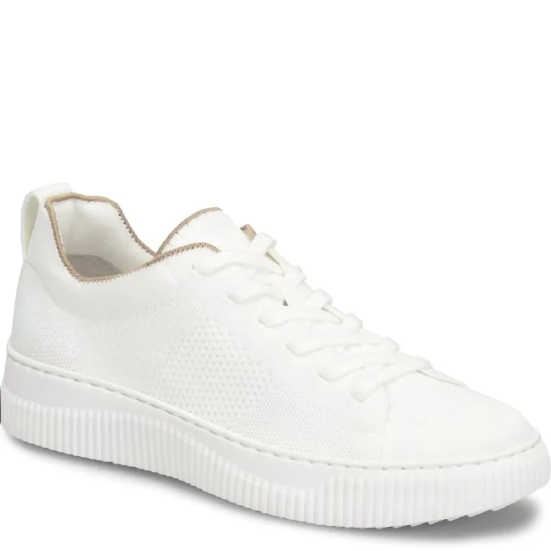 Patterned Print Women's Sneakers in Floral Designs for a Feminine and Fashion - Forward LookWomen's Faro Sneakers In White