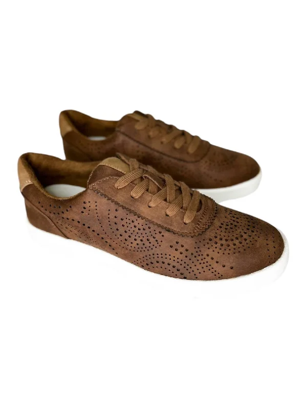 Breathable Mesh Women's Running Sneakers with Reflective Trim for Nighttime JoggingWomen's Felix Sneaker In Tan