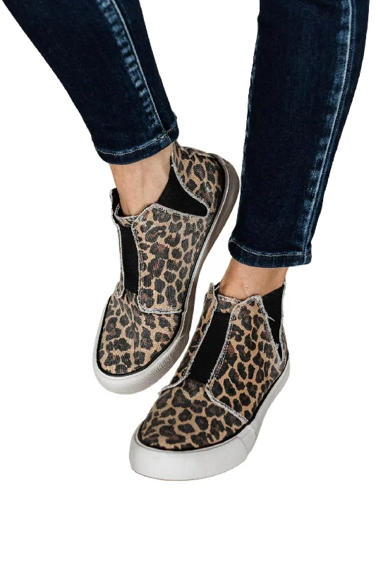High - Top Women's Leather Sneakers in Black for a Stylish and Durable OptionWomen's Frankie Sneakers In Leopard High - Top Women's Leather Sneakers in Black for a Stylish and Durable OptionWomen's Frankie Sneakers In Leopard