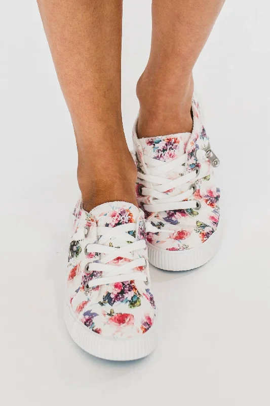 Low - Top Women's Tennis Sneakers in Bright Neon for a Pop of Color on the CourtWomen's Fruit Sneaker In Off White Starbella Print Low - Top Women's Tennis Sneakers in Bright Neon for a Pop of Color on the CourtWomen's Fruit Sneaker In Off White Starbella Print