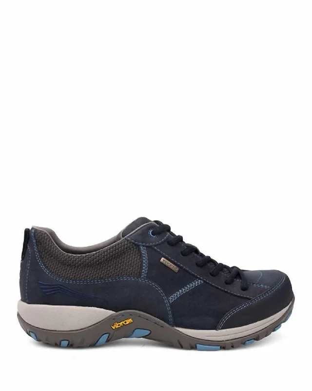 Breathable Mesh Women's Running Sneakers with Reflective Trim for Nighttime JoggingWomen's Paisley Sneaker - Wide Width In Navy Breathable Mesh Women's Running Sneakers with Reflective Trim for Nighttime JoggingWomen's Paisley Sneaker - Wide Width In Navy