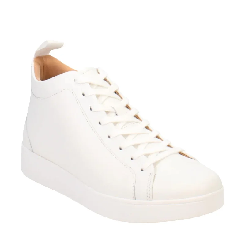 Breathable Mesh Women's Running Sneakers with Reflective Trim for Nighttime JoggingWomen's Rally Hi Top Sneaker In White Breathable Mesh Women's Running Sneakers with Reflective Trim for Nighttime JoggingWomen's Rally Hi Top Sneaker In White