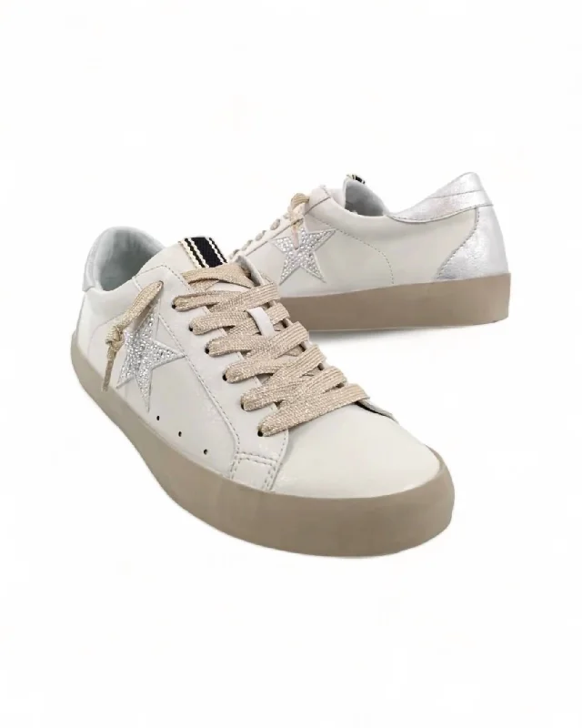 Lace - Up Women's Athletic Sneakers with Shock - Absorbing Midsoles for Intense WorkoutsWomen's Reba Sneaker In Crystal Lace - Up Women's Athletic Sneakers with Shock - Absorbing Midsoles for Intense WorkoutsWomen's Reba Sneaker In Crystal