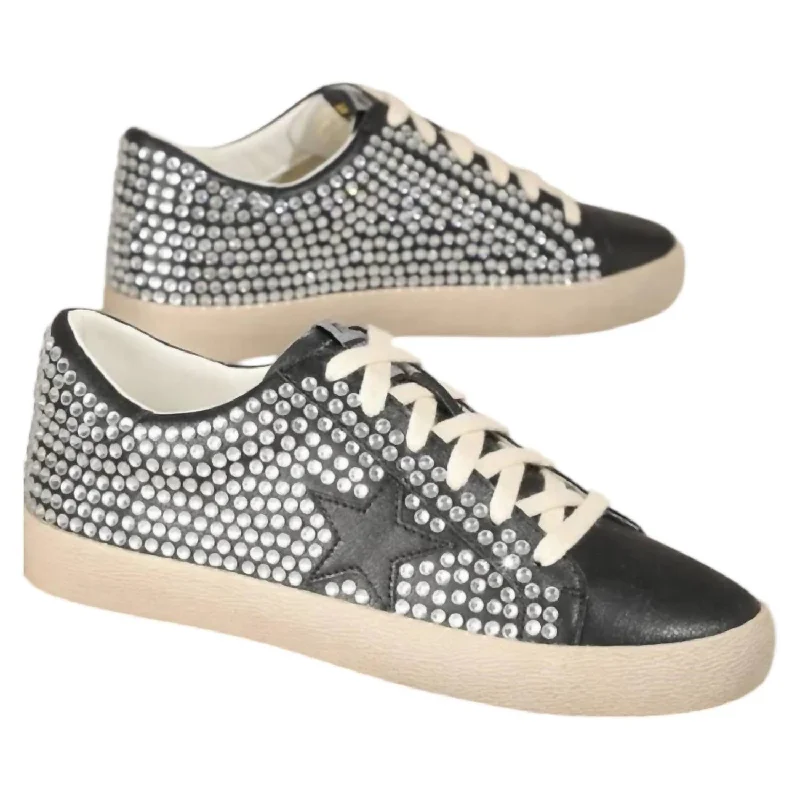 Women's Sneakers with Memory Foam Insoles for Exceptional Cushioning and ComfortWomen's Rhinestone Star Sneakers In Black Women's Sneakers with Memory Foam Insoles for Exceptional Cushioning and ComfortWomen's Rhinestone Star Sneakers In Black