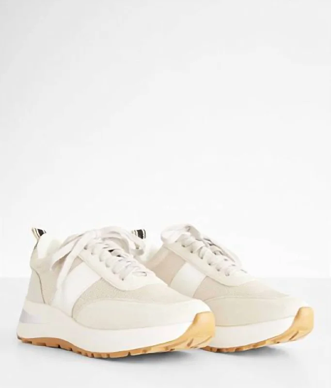 Water - Resistant Women's Hiking Sneakers with Traction Outsoles for Outdoor AdventuresWomen's Serafina Athletic Sneaker In Pearl