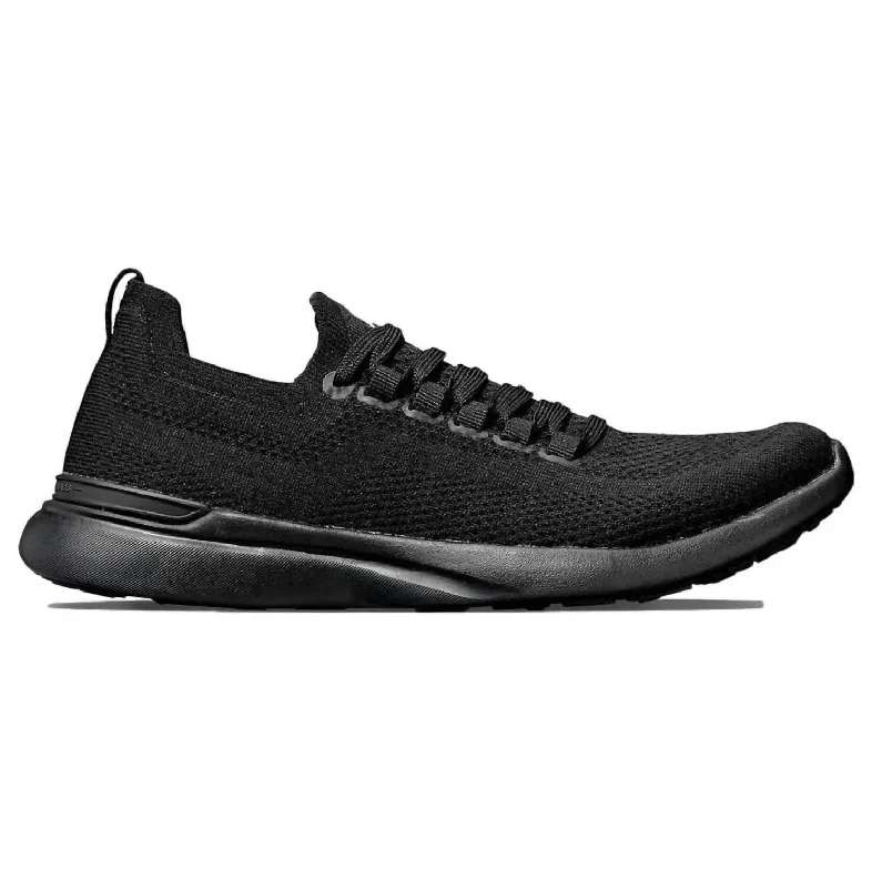 Women's Sneakers with Adjustable Straps for a Customized Fit During High - Impact ExercisesWomen's Techloom Breeze Sneaker In Black/silver