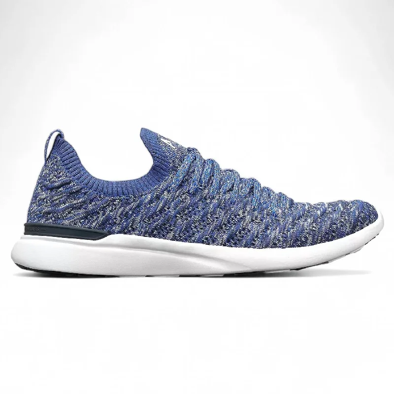 Lace - Up Women's Athletic Sneakers with Shock - Absorbing Midsoles for Intense WorkoutsWomen's Techloom Wave Sneaker In Midnight/cobalt/melange