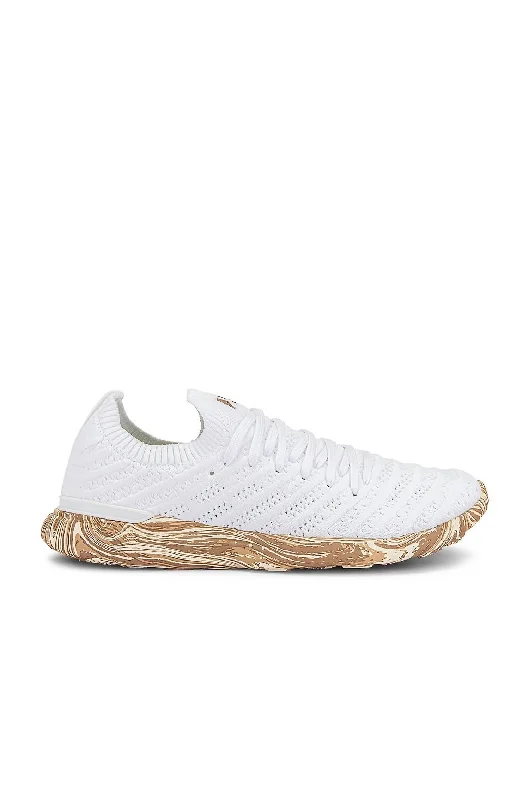Low - Top Women's Tennis Sneakers in Bright Neon for a Pop of Color on the CourtWomen's Techloom Wave Sneaker In White/almond/marble