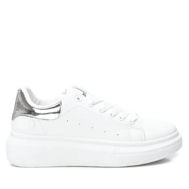 Women's Sneakers with Removable Insoles for Easy Cleaning and CustomizationWomen's Trainer Sneakers In White Women's Sneakers with Removable Insoles for Easy Cleaning and CustomizationWomen's Trainer Sneakers In White