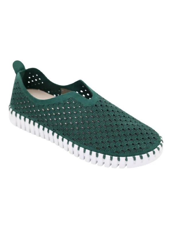 Women's Sneakers with Hidden Wedges for a Subtle Height Boost and Added StyleWomen's Tulip Peforated Slip-On Sneaker In Beetle Women's Sneakers with Hidden Wedges for a Subtle Height Boost and Added StyleWomen's Tulip Peforated Slip-On Sneaker In Beetle
