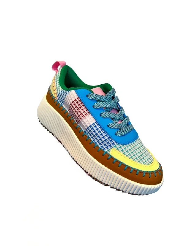 Women's Sneakers with Heel - Stabilizing Technology for Better Balance During RunningWomen's Willow Woven Sneaker In Blue Multi Women's Sneakers with Heel - Stabilizing Technology for Better Balance During RunningWomen's Willow Woven Sneaker In Blue Multi